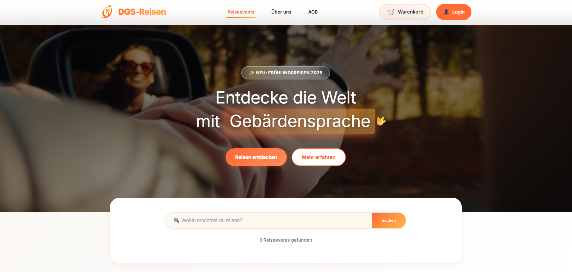 DGS Reisen – Service Platform